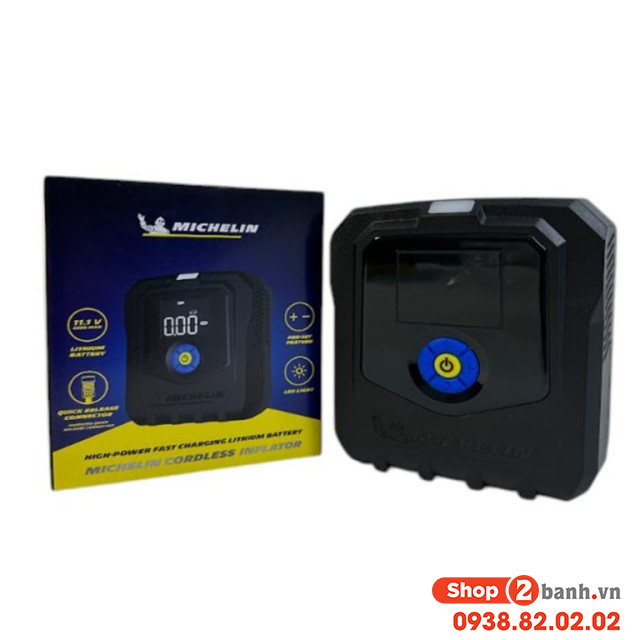Máy bơm lốp michelin m2567 không dây chính hãng - 2