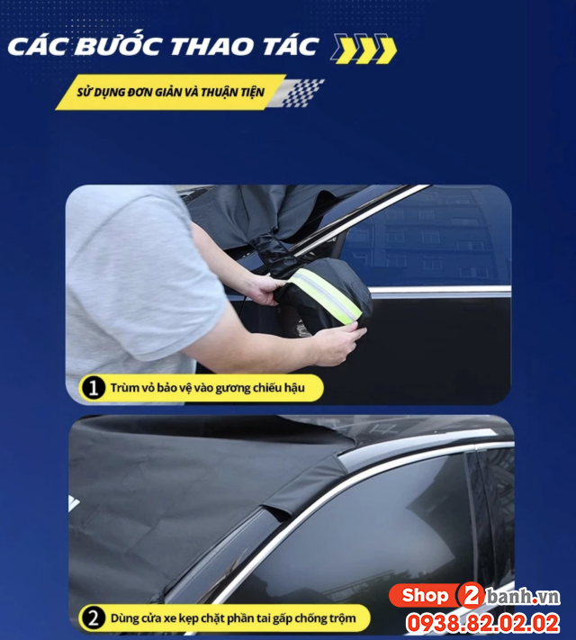 Tấm che nắng kính lái michelin m2439 dành cho ô tô - 3
