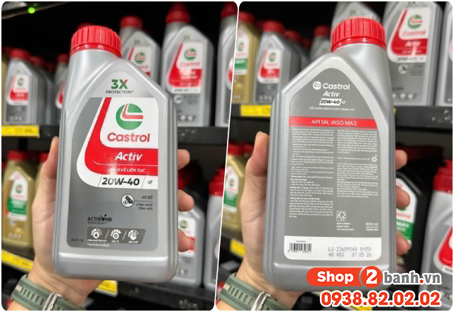 Nhớt castrol xe số loại nào tốt nên dùng cho wave future pg-1 - 4