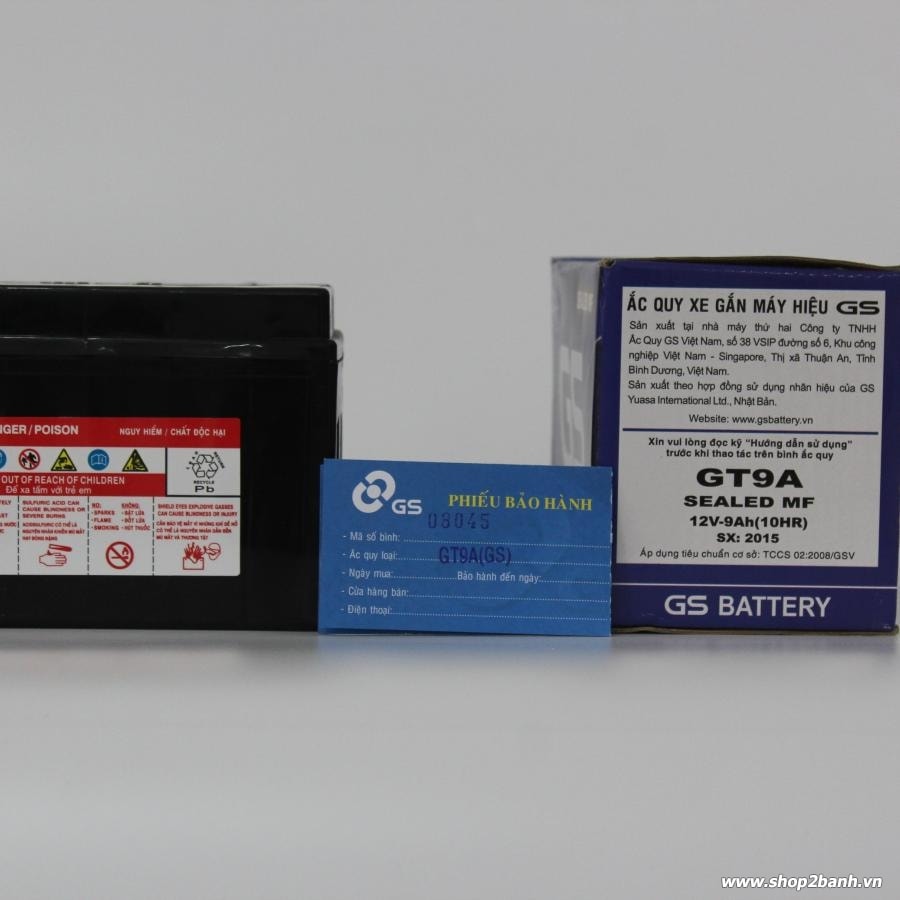 Bình ắc quy GS GT9A 