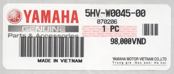 Cách nhận biết phụ tùng xe máy Yamaha chính hiệu