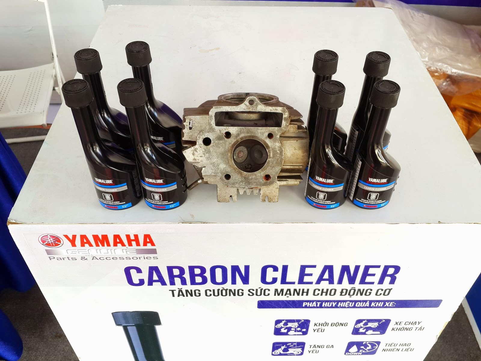 Yamalube Carbon Cleaner: Phép màu cho chiến mã của bạn