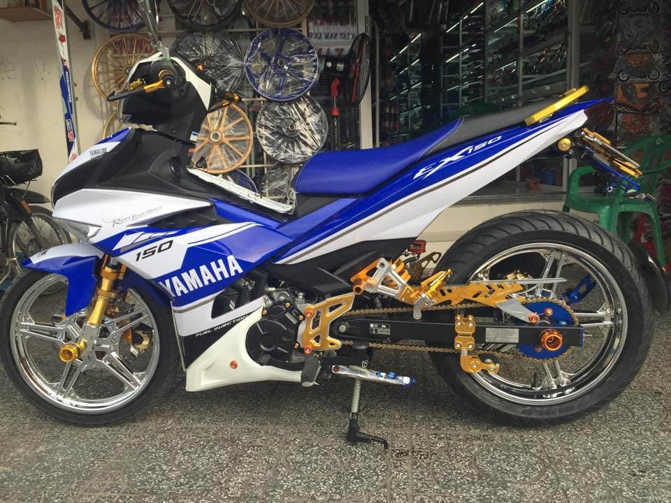 Exciter 150 lên full đồ chơi nổi bật của biker Kiên Giang