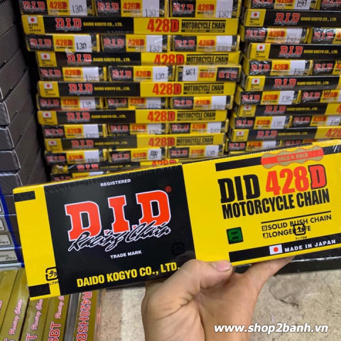 Sên vàng DID 9 ly 428D (chính hãng) 130 mắc