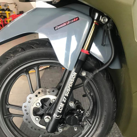 Phuộc trước LCM cho Vario, Click ty vàng/titan