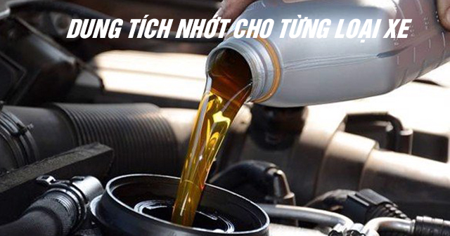 Bảng dung tích nhớt cho từng loại xe máy mới hiện nay
