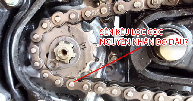 Cách khắc phục nhông sên dĩa bị kêu lọc cọc