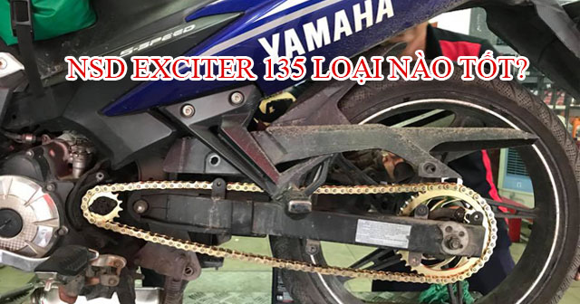 Nên chọn nhông sên dĩa xe Exciter 135 thay loại nào tốt?