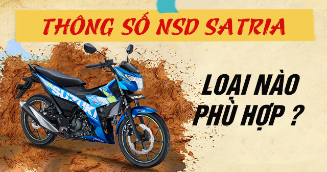 Thông số nhông sên dĩa Satria bao nhiêu? Thay loại nào phù hợp?