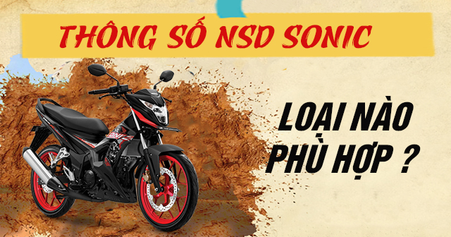 Thông số nhông sên dĩa Sonic bao nhiêu? Thay loại nào phù hợp?