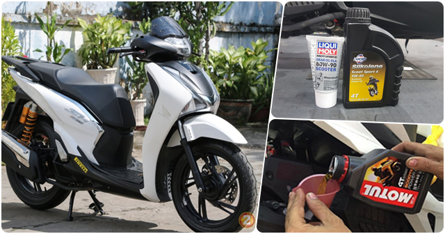 Chọn mua nhớt cho xe SH300i nên thay loại nào tốt?