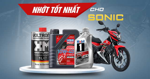 Chọn mua nhớt cho xe Sonic nên thay loại nào tốt?