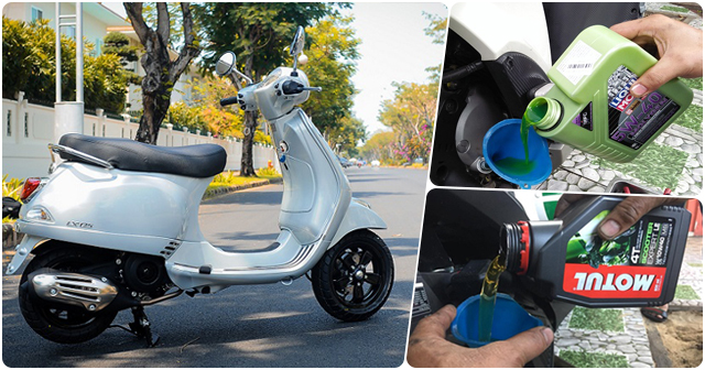 Chọn mua nhớt cho xe Vespa LX nên thay loại nào tốt?