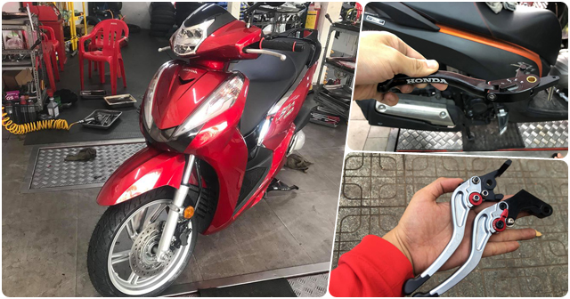 Top 3 tay thắng SH300i độ kiểng bán chạy 32Wing32 năm 2022