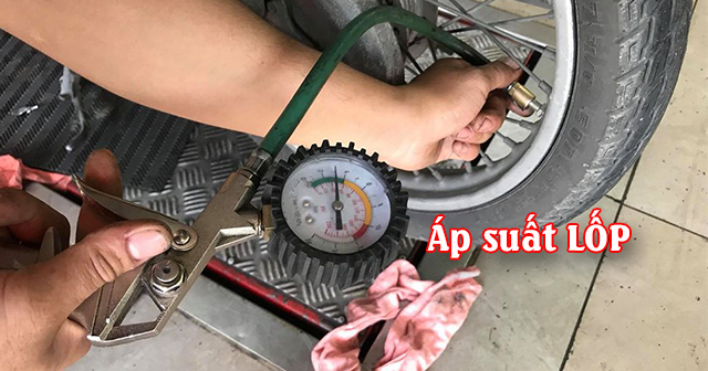 Bảng áp suất lốp xe máy các loại mới hiện nay 2026