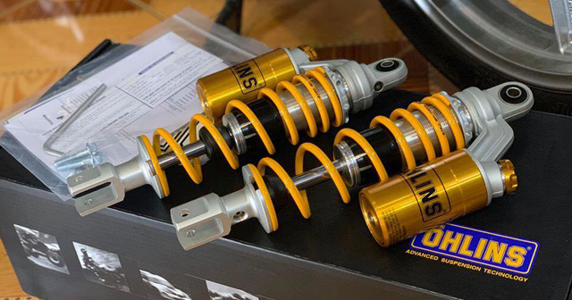 Cách chỉnh phuộc sau Ohlins bình dầu cho SH