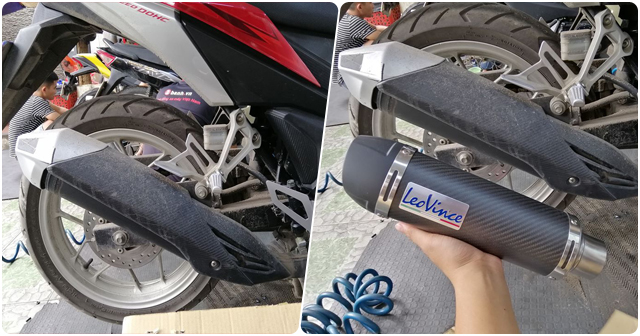 Xe Winner 150 nên gắn pô độ loại nào?