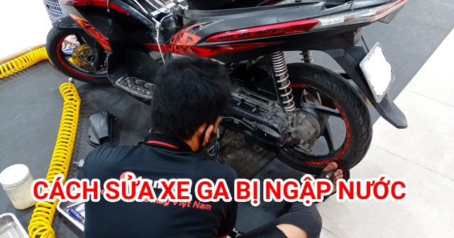 Cách sửa xe 32 Win game nhà cái trực tuyến khi bị ngập nước, chết máy