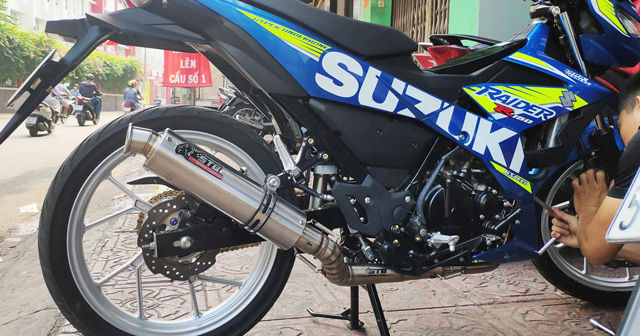 Top 3 pô độ Raider/ Satria đẹp bán chạy 32Wing32