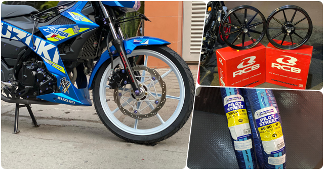 Tư vấn dàn chân Suzuki Raider/Satria độ như thế nào đẹp? 