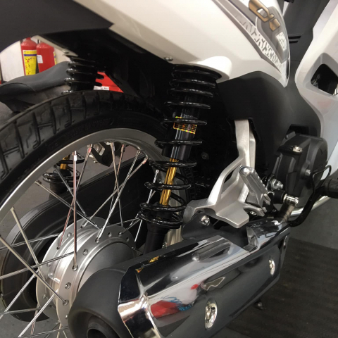 Phuộc RCB C Series ty vàng cho Honda Wave, Dream, Future chính hãng