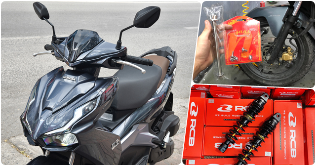 Tư vấn dàn chân Air Blade 150/125 nên độ như thế nào đẹp? 