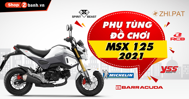Top 5 đồ chơi xe MSX 125 bán chạy 32Wing32