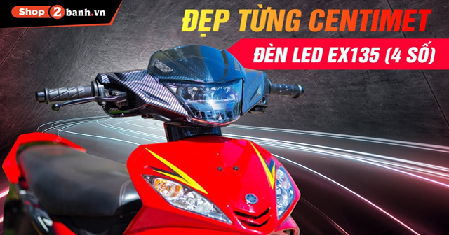 Giới thiệu Đèn led 2 tầng ZHI.PAT cho Exciter 135 mới tại 32Wing32