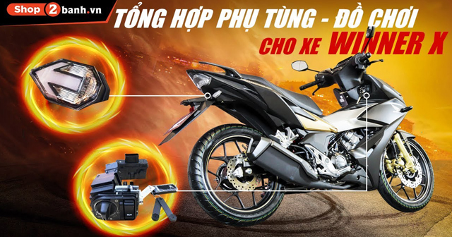 Đồ chơi xe Winner X - Những món nên độ lên xe