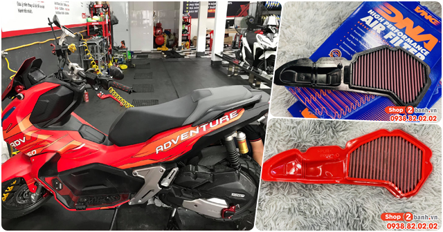 Top 2 lọc gió độ cho xe ADV 150 bán chạy 32Wing32