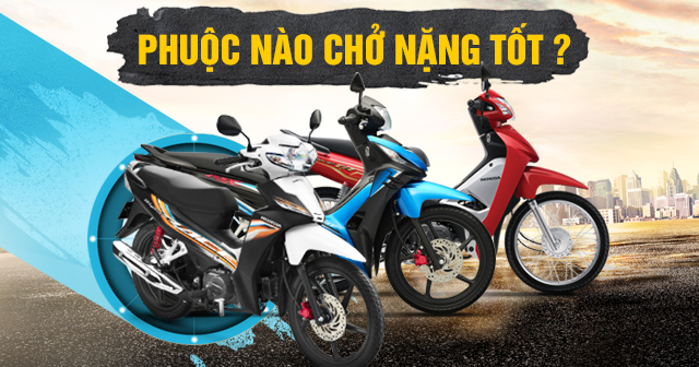Phuộc RCB cho Wave nên thay loại nào chở nặng được?