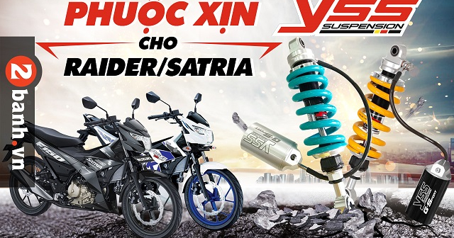 Phuộc YSS cho Raider R150 loại nào đi êm và bền?