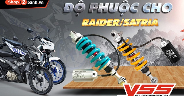 Phuộc YSS cho Satria F150 loại nào đi êm và bền?
