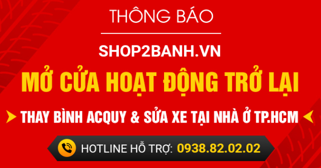 32Wing32.com - Mở cửa hoạt động trở lại - Thay bình acquy và sửa xe tại nhà ở TP.HCM. Hotline 0934 283 574