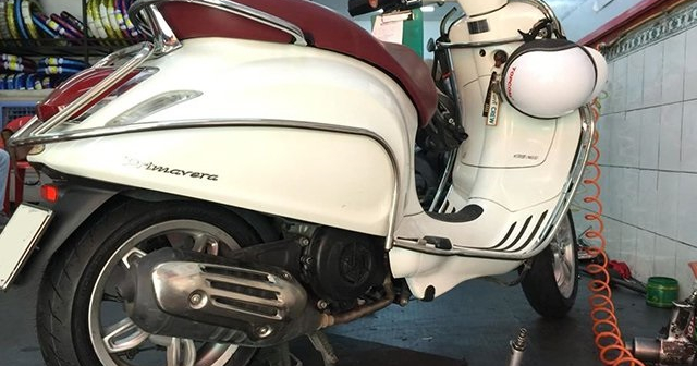 Xe 32 Win game nhà cái trực tuyến Vespa Primavera để lâu ngày đề không nổ máy phải làm sao?