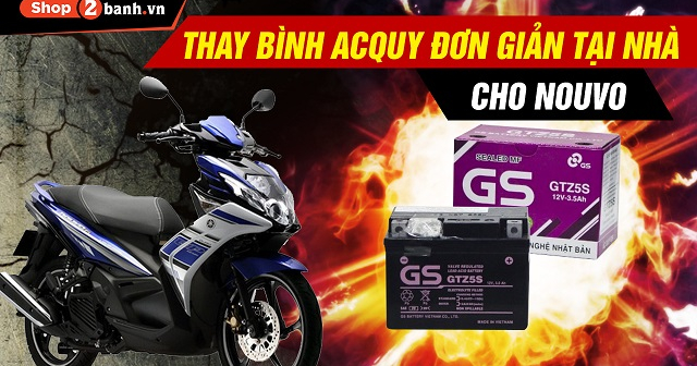 Xe Yamaha Nouvo để lâu ngày không đề máy được có phải hư bình ắc quy?