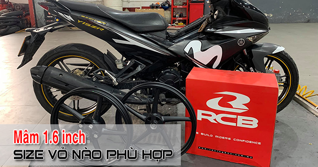 Mâm 1.6 nên đi vỏ size bao nhiêu là phù hợp?