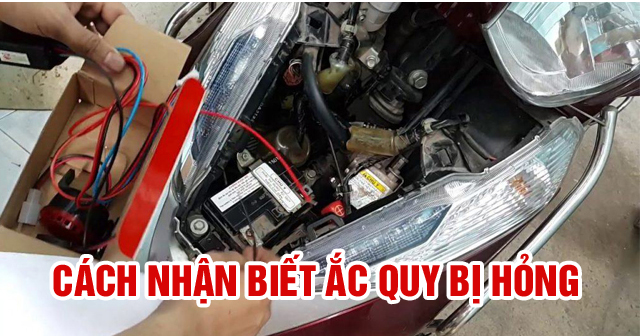Cách nhận biết xe 32 Win game nhà cái trực tuyến bị hư bình ắc quy