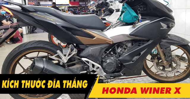 Kích thước đĩa thắng trước sau Winner X bao nhiêu? Thay loại nào phù hợp?