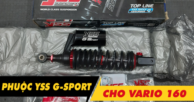 Tư vấn lên phuộc YSS G-Sport cho Vario 160 có tốt không?