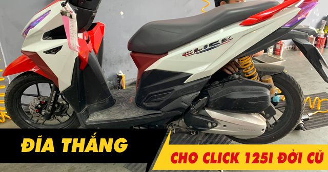 Kích thước đĩa thắng trước Click 125i đời cũ bao nhiêu? Thay loại nào phù hợp?