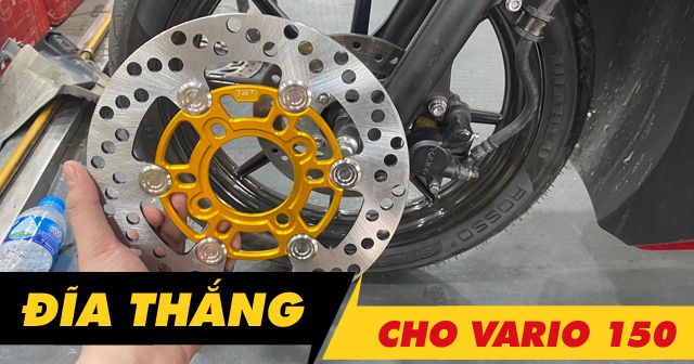 Kích thước đĩa thắng trước Vario 150 bao nhiêu? Thay loại nào phù hợp?
