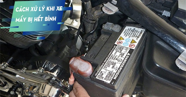 Cách xử lí khi xe máy hết bình ắc quy hiệu quả