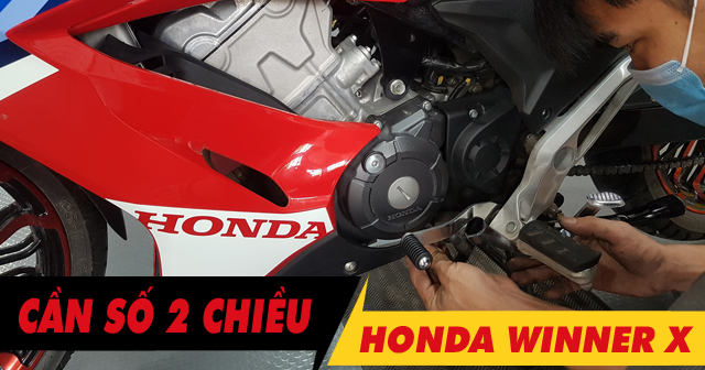 Có nên thay cần số 2 chiều cho xe Honda Winner X?
