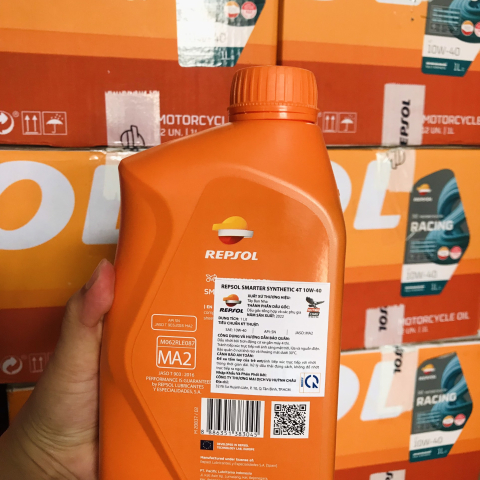 Nhớt Repsol Smarter Synthetic 4T 10W-40 1L