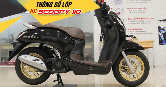 Thông số lốp xe Scoopy 110 bao nhiêu? Thay vỏ nào phù hợp?