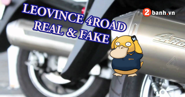 Cách phân biệt pô 4Road thật và giả