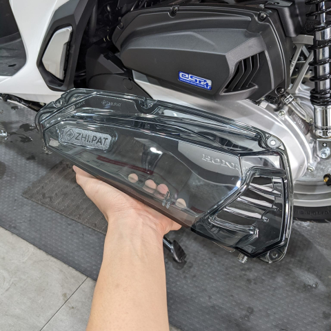 Ốp lọc gió trong suốt ZHI.PAT cho Honda SH350i chính hãng
