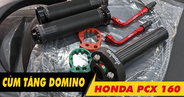 Tổng hợp cùm tăng tốc Domino cho xe PCX 160 mới hiện nay