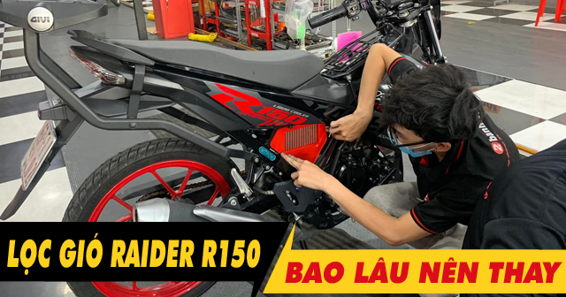 32win32 nét link không chặn Raider 150 bao lâu thì nên thay 1 lần? Giá bao nhiêu?